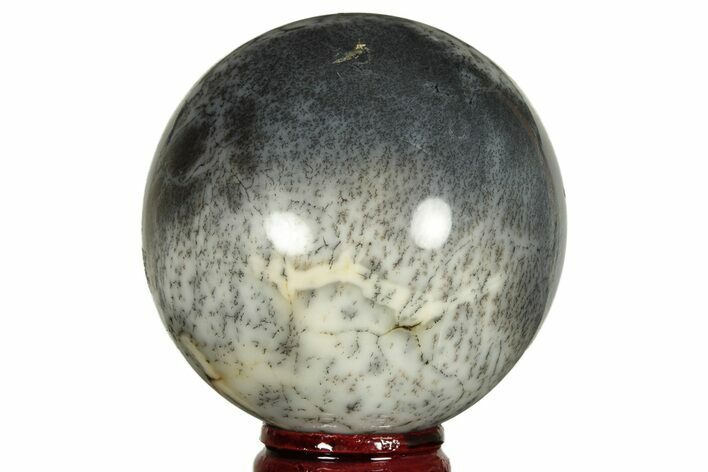 Polished Dendritic Agate Sphere - Madagascar #218907